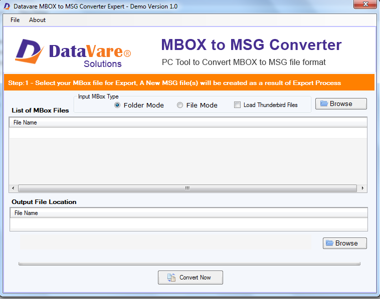 DataVare MBOX to MSG Converter Expert 1.0 full