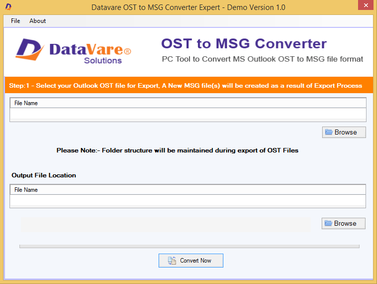 DataVare OST to MSG Converter Expert 1.0 full