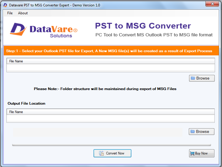 DataVare PST to MSG Converter Expert 1.0 full