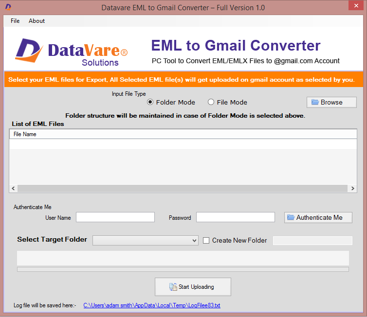 EML to Gmail