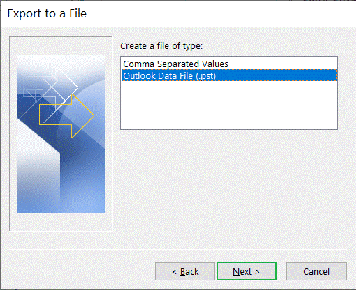 Outlook Data File