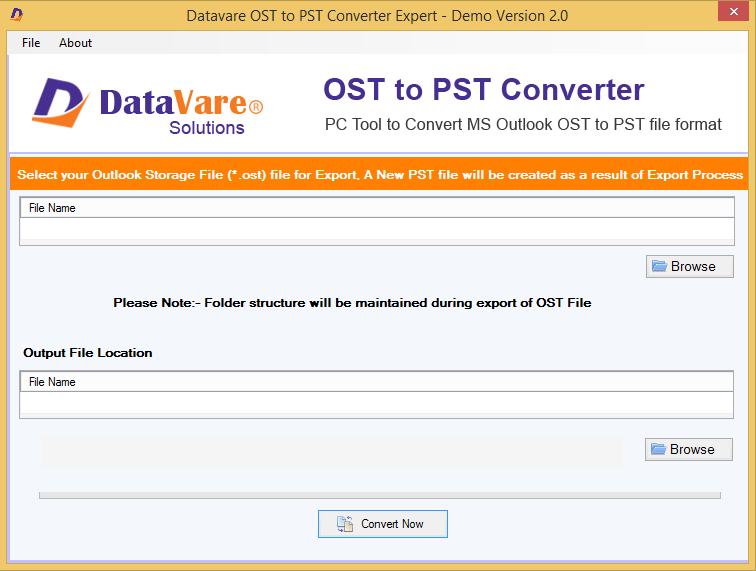 Datavare OST to PST Converter