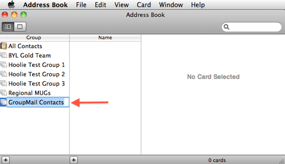create address book on mac